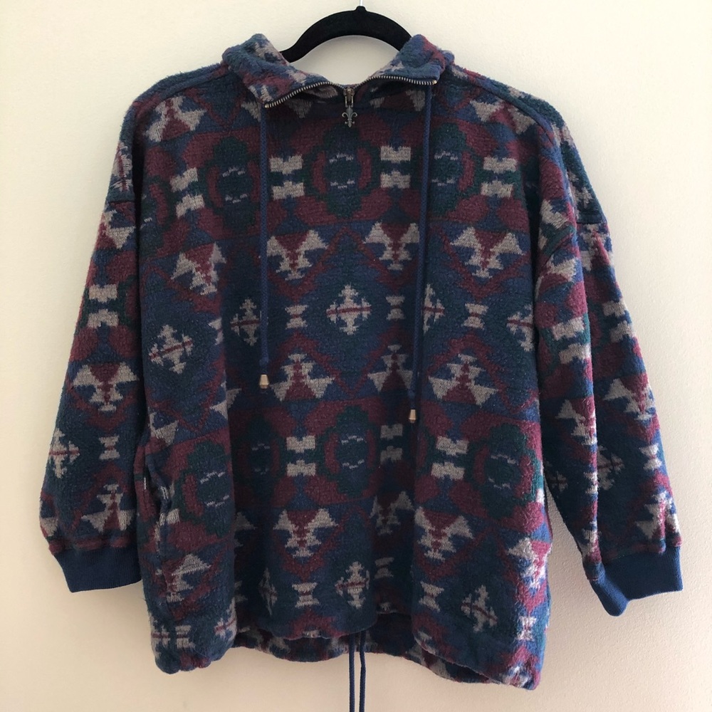 Vintage Stefano International 3/4 Zip Sweater